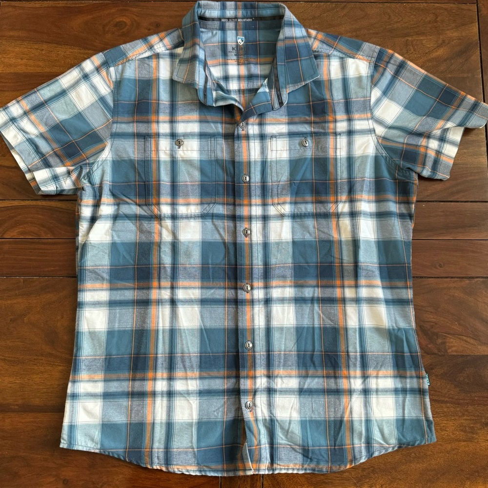 Kuhl men’s Styk men’s button down short sleeve shirt